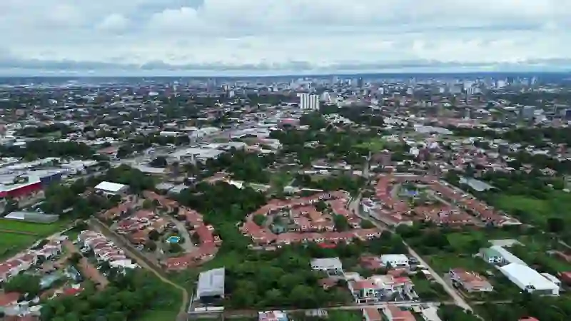 Video aéreo de obra 3