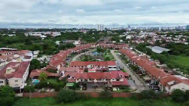 Video aéreo de obra 5