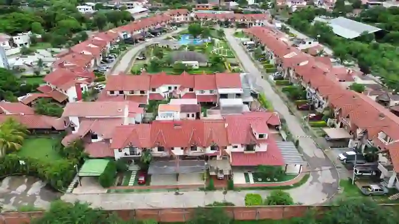 Video aéreo de obra 6